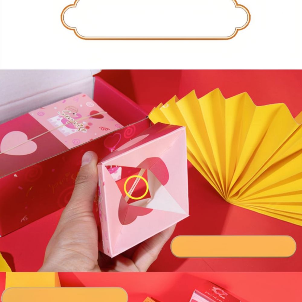 Wedding Envelopes - صندوق مغلف أحمر مبتكر ومرن للاحتفالات