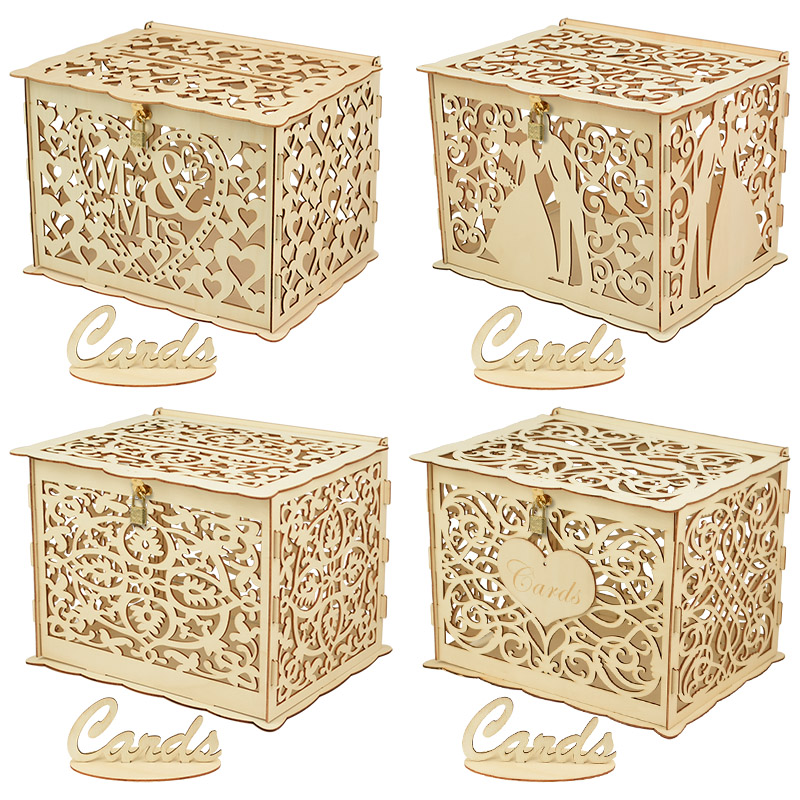 30X24X21cm لتقوم بها بنفسك صند - مراجعة Wedding Card Box وسعره