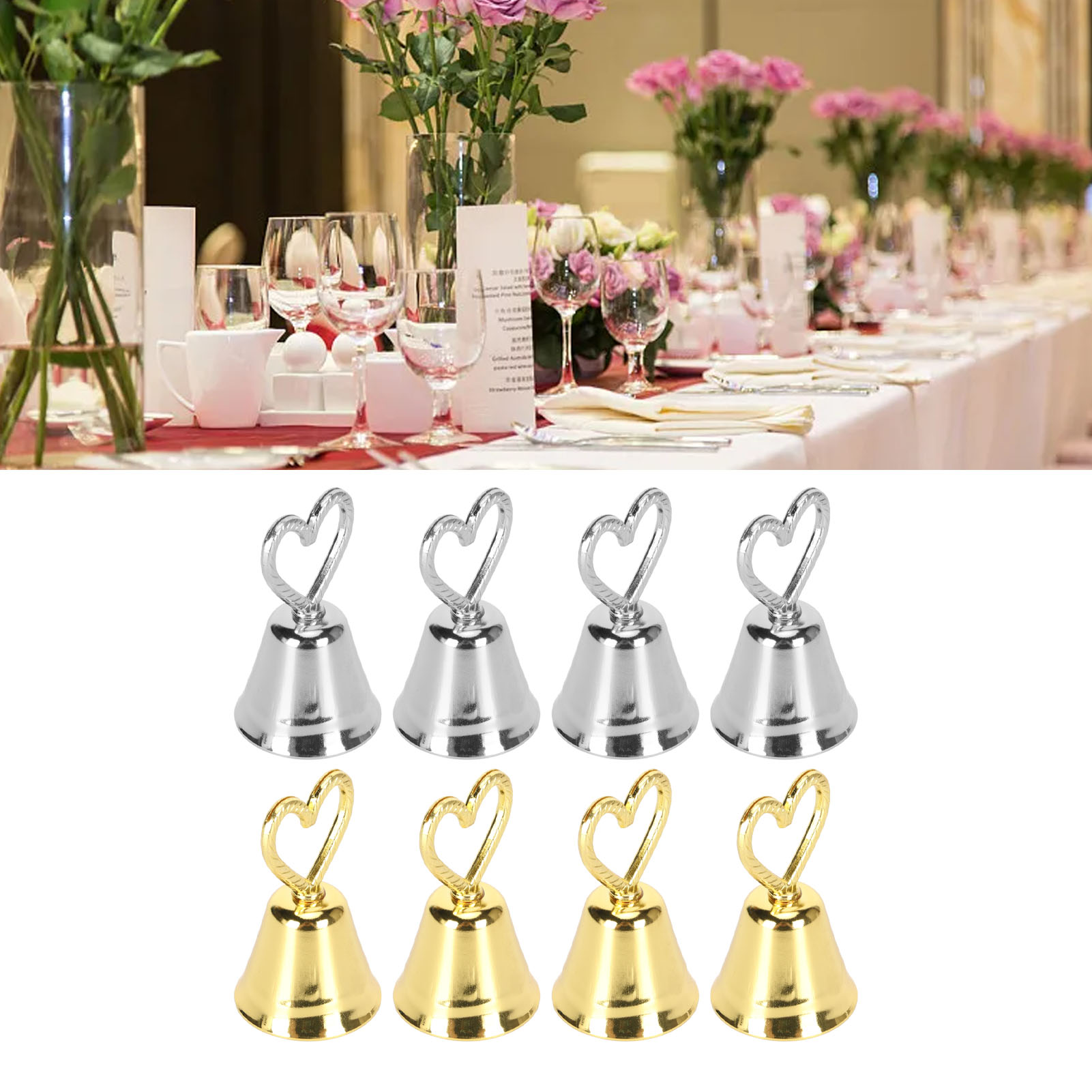 حاملات بطاقات الأسماء الذهبية  - مراجعة Table Number Gold وسعره