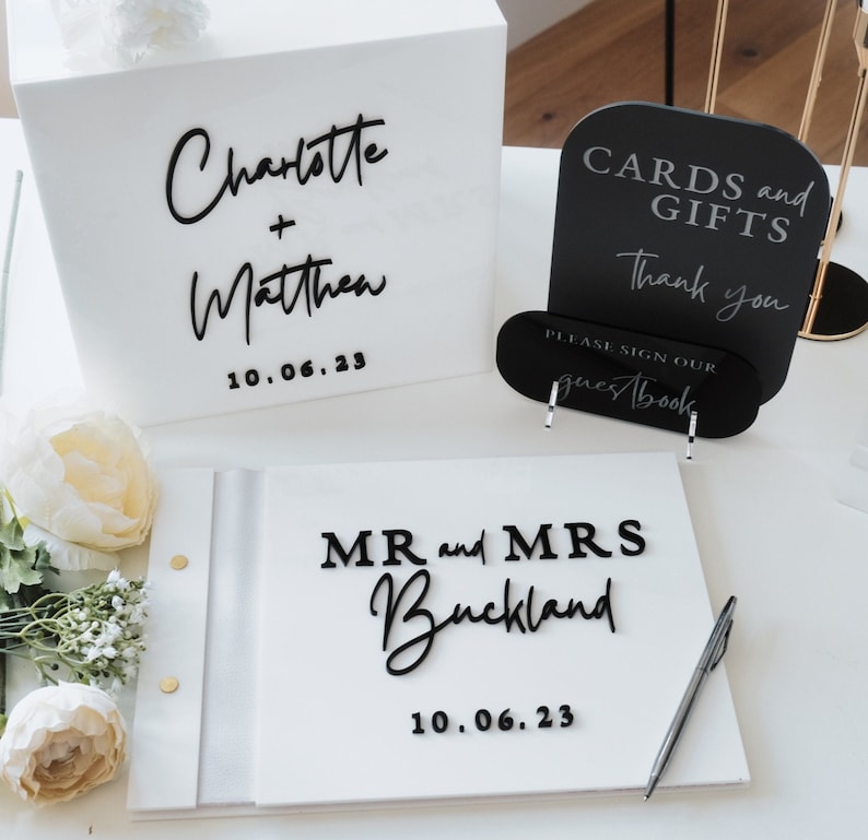 صندوق بطاقات أبيض للزفاف، دفتر - مراجعة Wedding Card Box وسعره