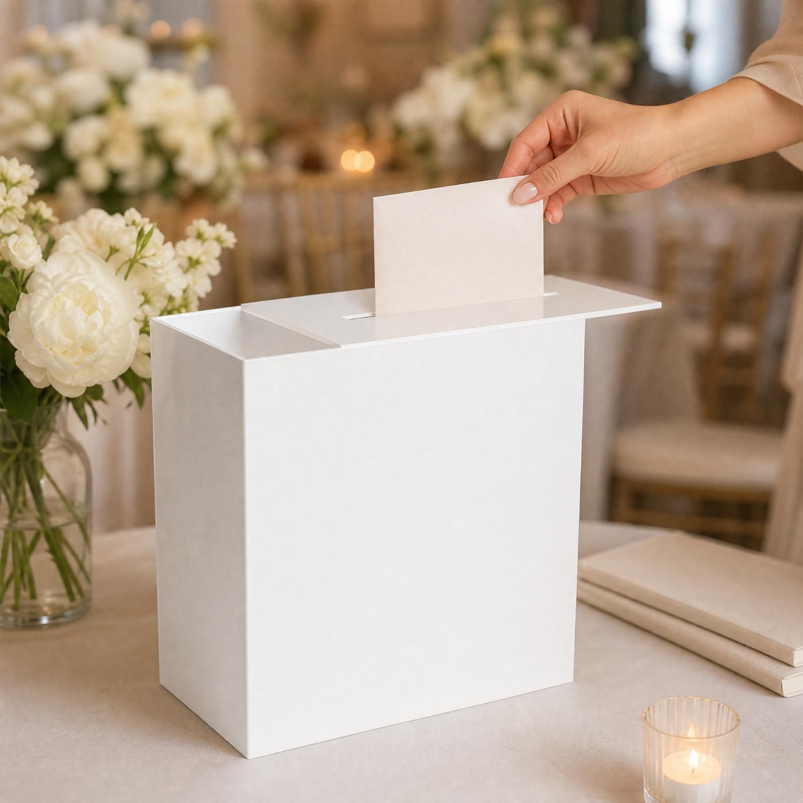 صندوق لحفظ البطاقات مصنوع من ا - مراجعة Wedding Card Box وسعره