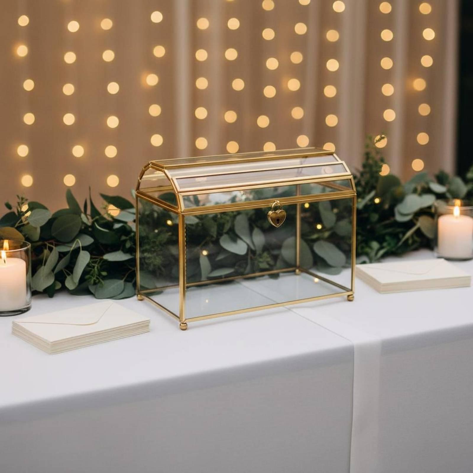 صندوق بطاقات شفاف لبطاقات الزف - مراجعة Wedding Card Box وسعره