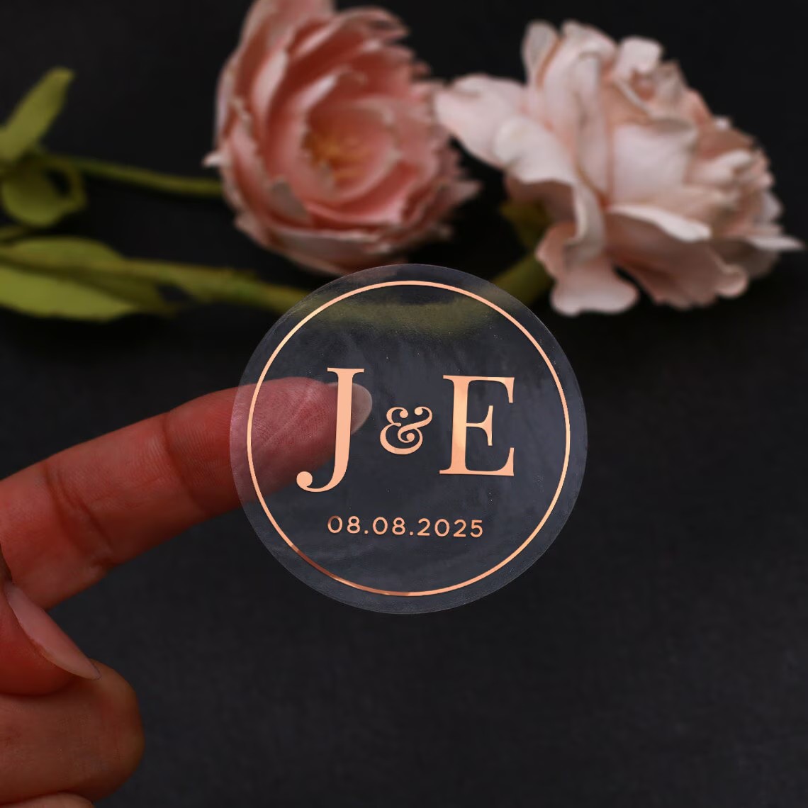 ملصقات زفاف شفافة بتصميم نباتي - مراجعة Wedding Envelopes وسعره