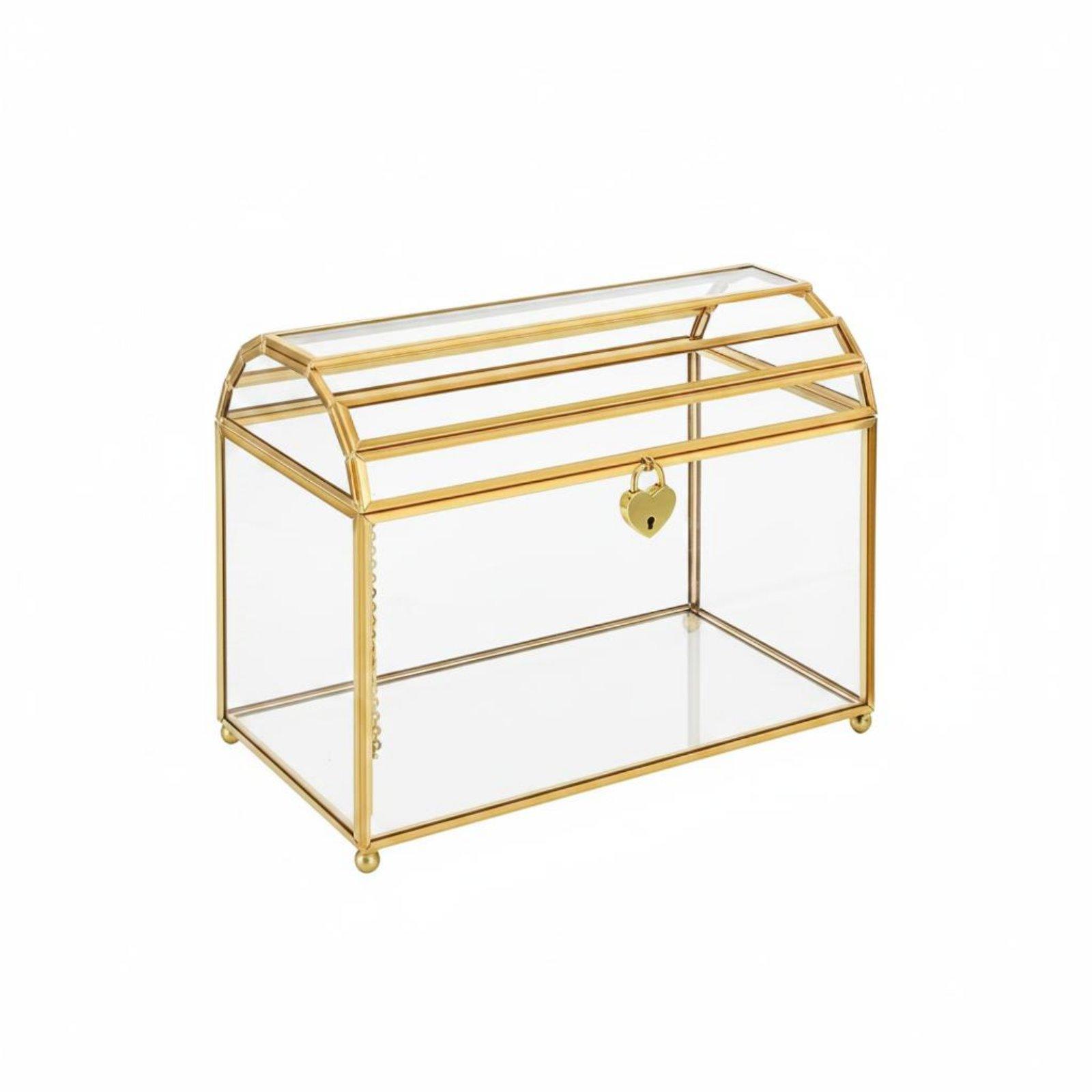 صندوق زجاجي أنيق لحفظ بطاقات ا - مراجعة Wedding Card Box وسعره